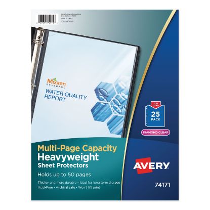 Picture of Avery® Multi-Page Capacity Heavyweight Diamond Clear Sheet Protector