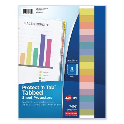 Picture of Avery® Protect 'n Tab™ Tabbed Sheet Protectors