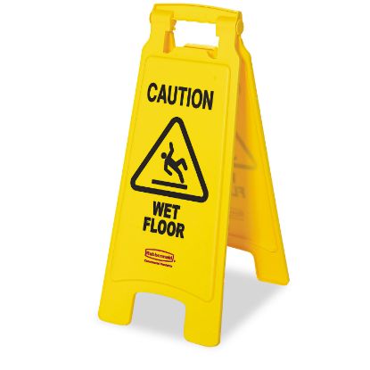 Picture of Rubbermaid® Commercial “Caution Wet Floor” Floor Sign