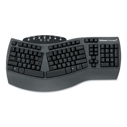 Picture of Fellowes® Microban® Split Design Keyboard