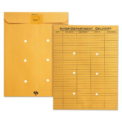 Picture of Quality Park™ Brown Kraft Resealable Redi-Tac™ Interoffice Envelope
