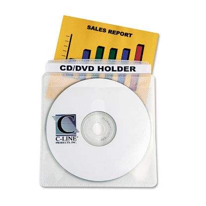 Picture of C-Line® Deluxe Individual CD/DVD Holders