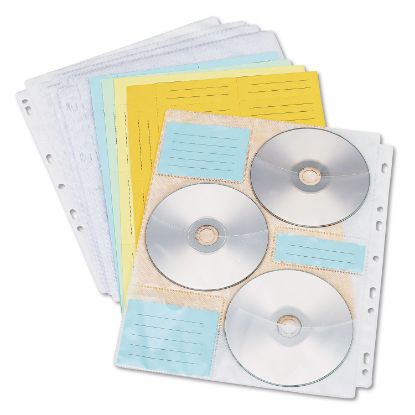 Picture of Innovera® CD/DVD Three Ring Binder Pages
