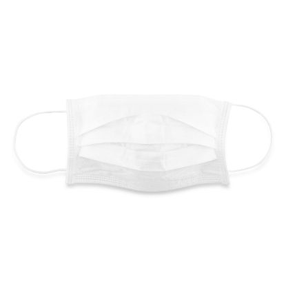 Picture of Face Mask, White, 50/Box, 40 Boxes/Carton