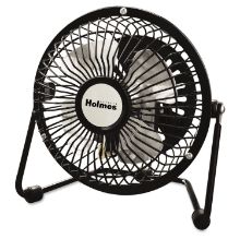 Picture of Mini High Velocity Personal Fan, One-Speed, Black