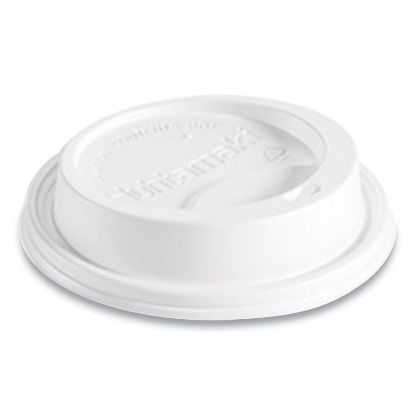 Picture of Hot Cup Lids, Fits 10-24 oz Hot Cups, Dome Sipper, White, 1,000/Carton