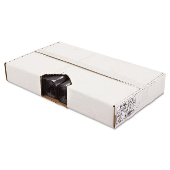 Picture of Linear Low Density Can Liners, 60 gal, 1.6 mil, 38" x 58", Black, 100/Carton