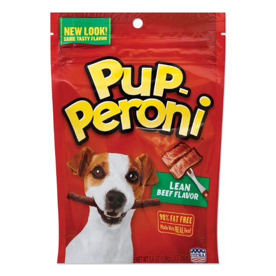 Picture of Dog Treats, Lean Beef, 5.6 oz Pouch, 8 Pouches/Carton