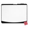 Picture of Tack & Write Board, 23 1/2 x 17 1/2, Black/White Surface, Black Frame