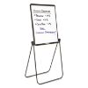 Picture of Ultima Presentation Easel, 27 x 34, White Surface, Black Frame