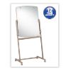 Picture of Total Erase Reversible Mobile Easel, 31 x 41, White Surface, Neutral Frame