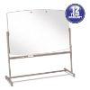 Picture of Total Erase Reversible Mobile Easel, 72 x 48, White Surface, Neutral Frame