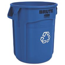 Picture of Brute Recycling Container, Round, 20 gal, Blue