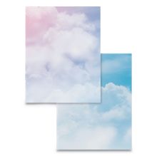 Picture of Pre-Printed Paper, 28 lb, 8.5 x 11, Clouds, 100/Pack